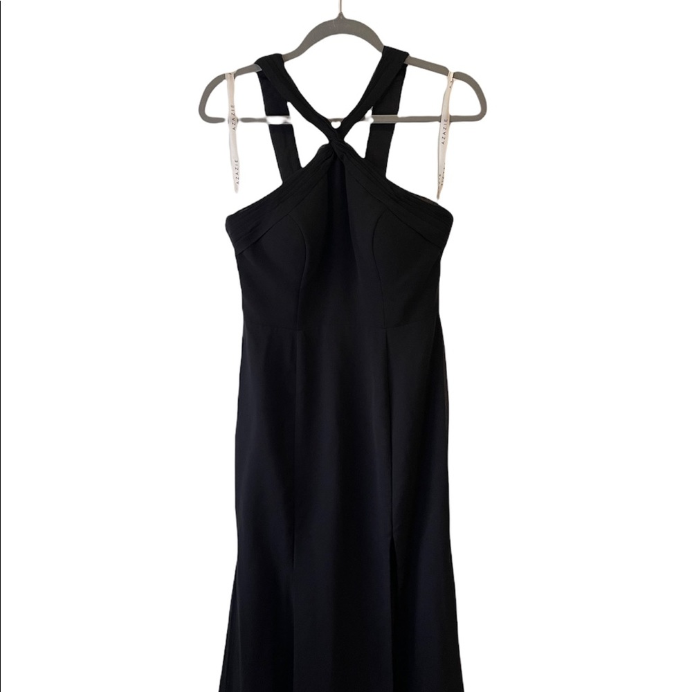 Azazie Bridesmaid Black Dress